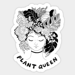 Plant Queen Sticker